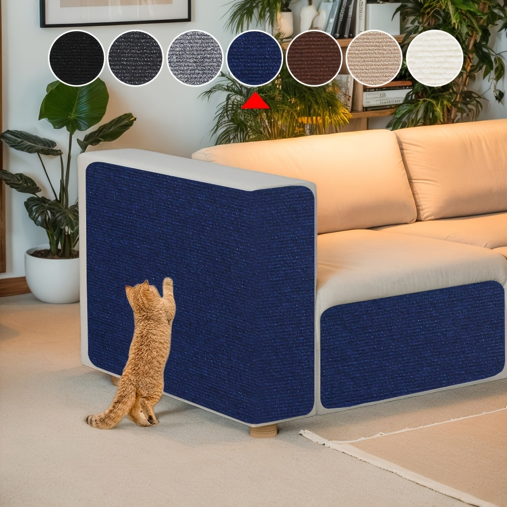 Self-Adhesive Cat Scratching Post Wall Mounted - Removable Indoor Cat Scratcher Furniture Protector for Walls, Sofas & Chairs, Modern Sisal Scratching Board Easy to Install, 6 Colors (15.75"x39.37")